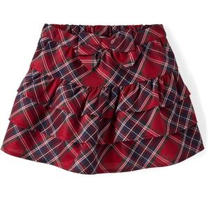 Gymboree Girl Ruffle Skirt - Red Plaid